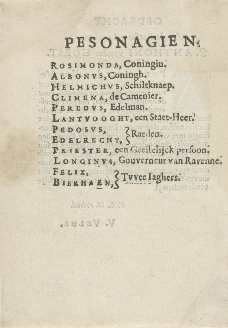 Historische bedruckte Buchseite mit alter Schrift