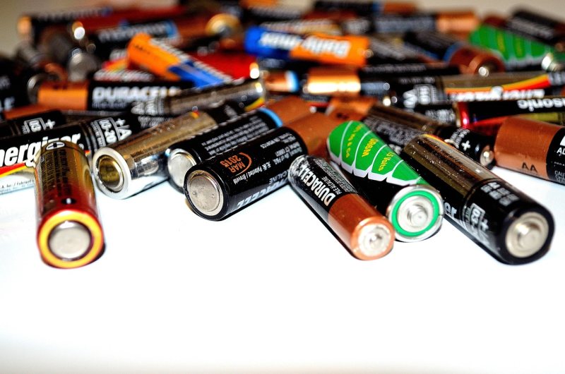 Mehrere Batterien in einer Nahaufnahme